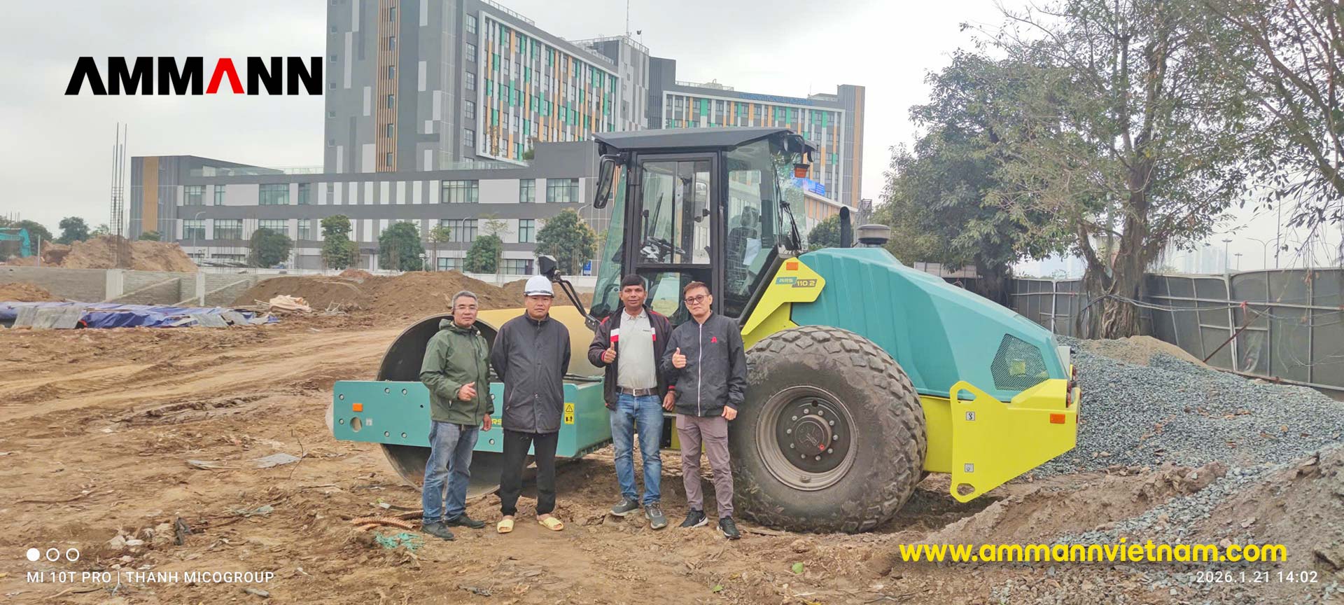 Chuyên gia AMMANN Training thiết bị thi công xây dựng tại Văn phòng MICO GROUP - ảnh 6