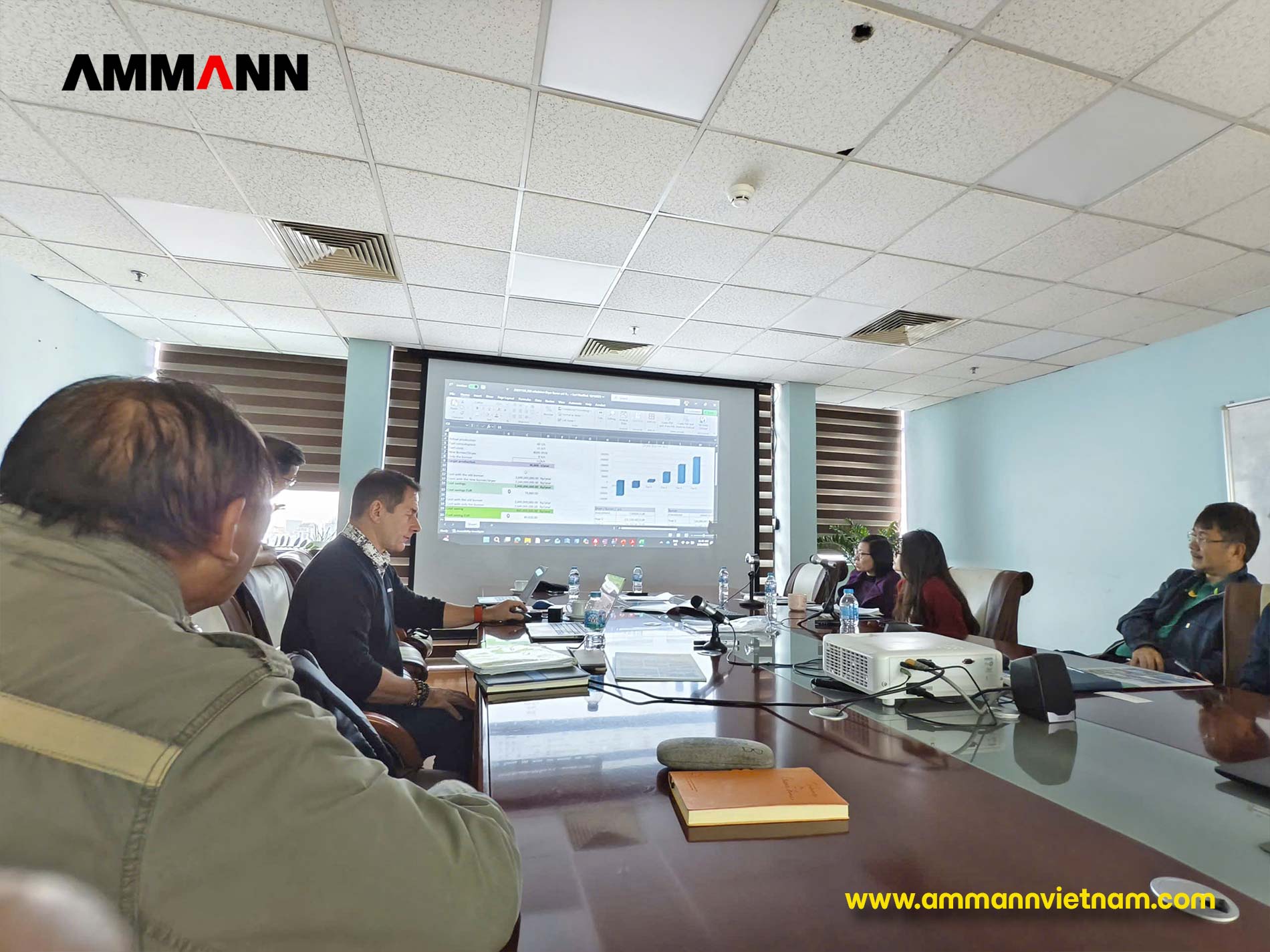 Chuyên gia AMMANN Training thiết bị thi công xây dựng tại Văn phòng MICO GROUP - ảnh 2