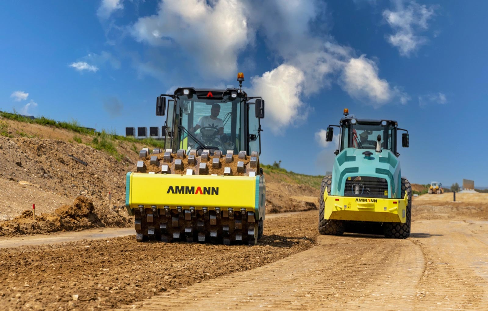 Xe lu rung một trống Ammann ARS 220 22 tấn