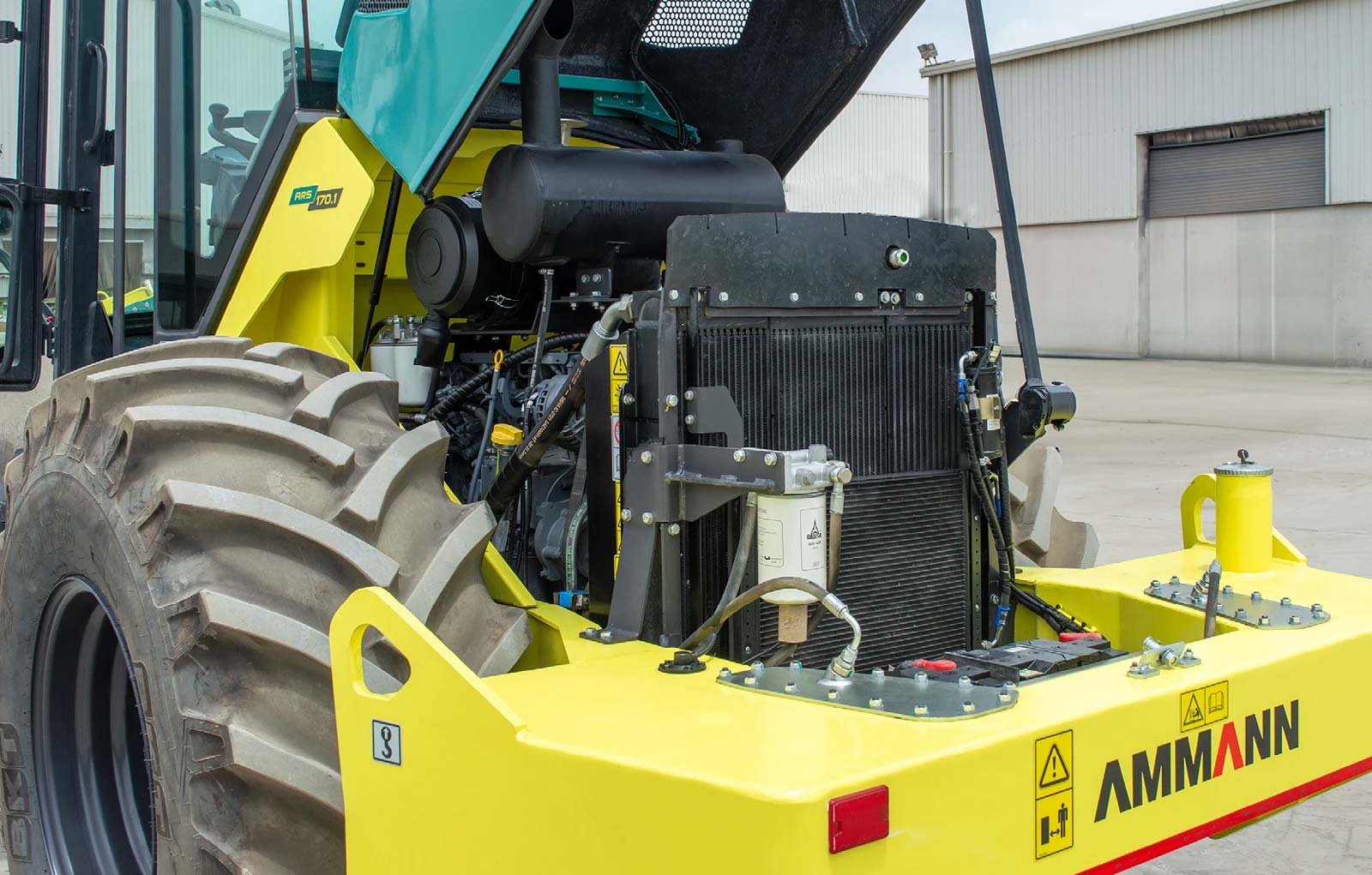 Xe lu rung một trống Ammann ARS 170.1 17 tấn