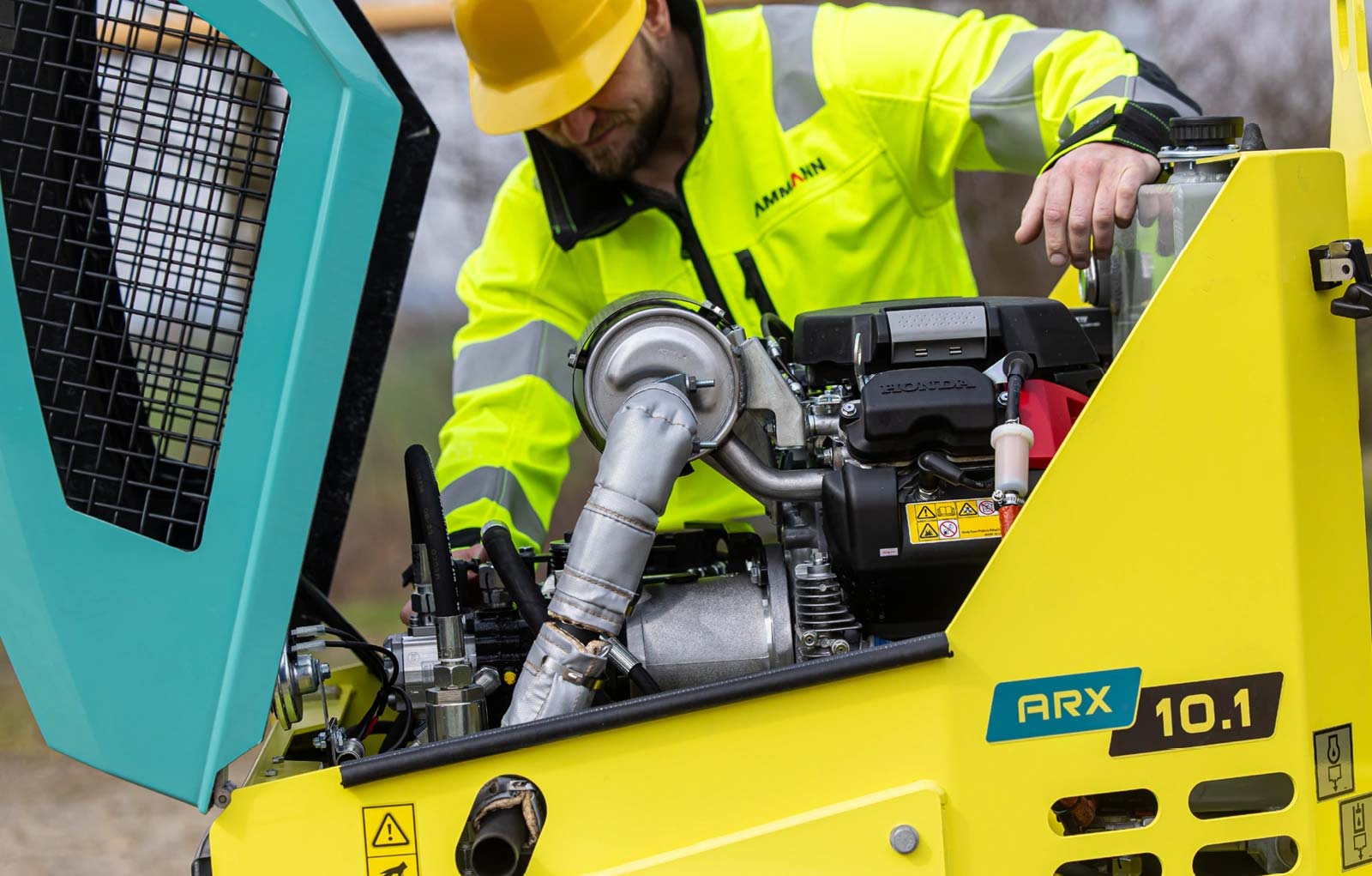 Xe lu 2 bánh thép Ammann ARX 10.1 | Thụy Sỹ