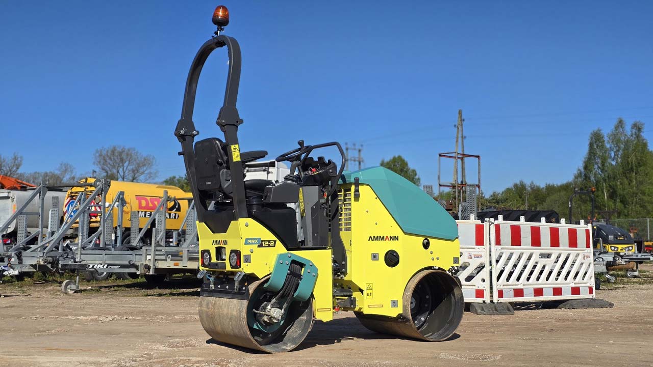 Xe lu 2 bánh thép Ammann ARX 12-2 | Thụy Sỹ