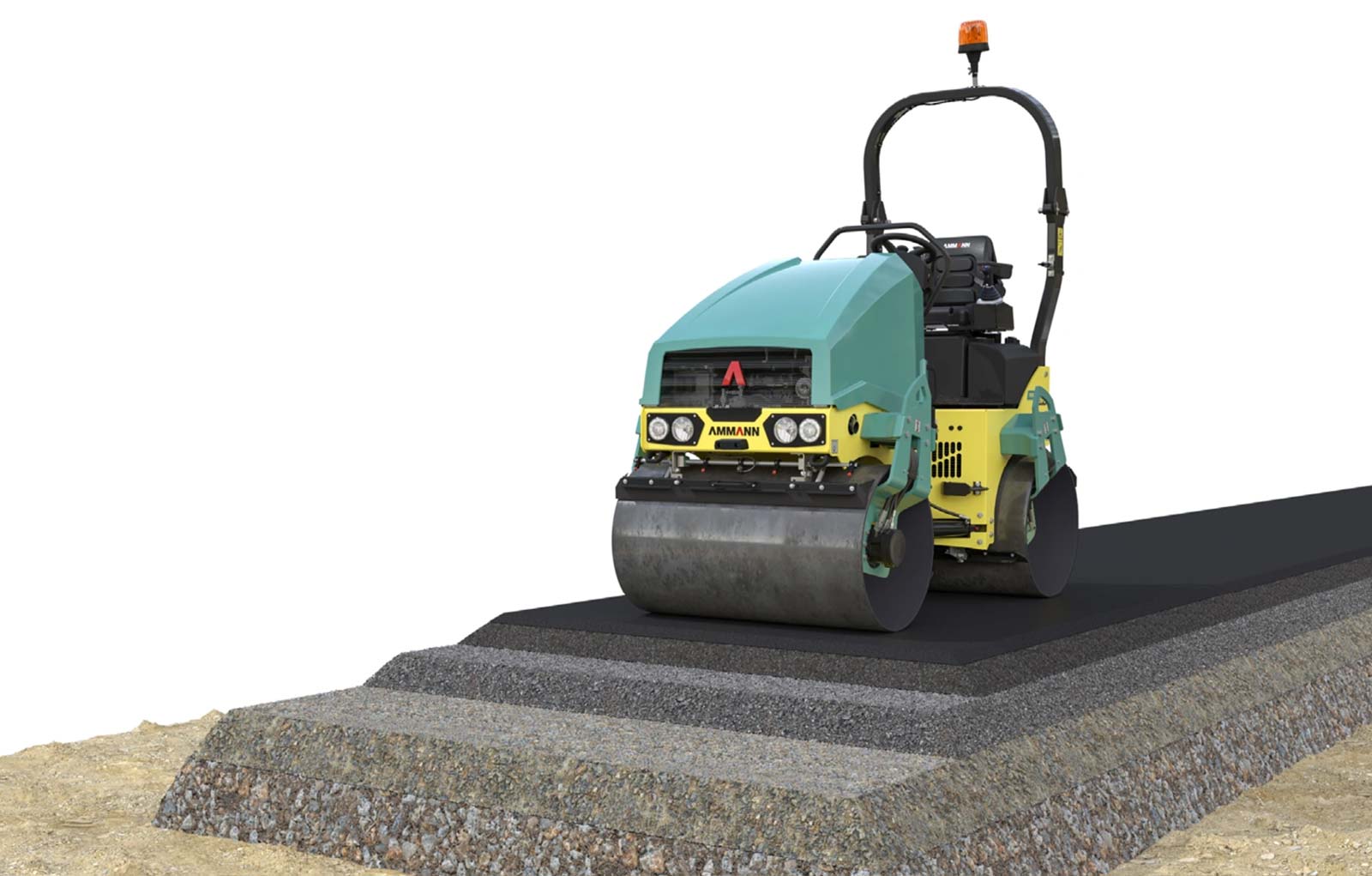 Xe lu 2 bánh thép Ammann ARX 26-2C | Thụy Sỹ