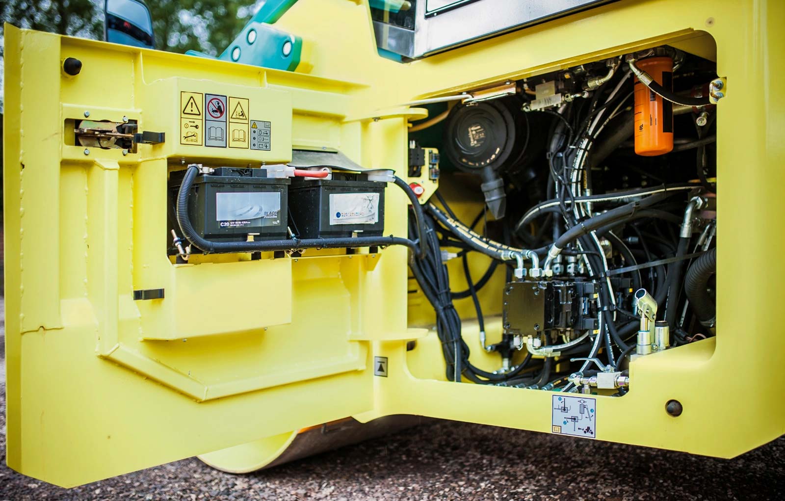 XE LU 2 BÁNH THÉP AMMANN ARX 90