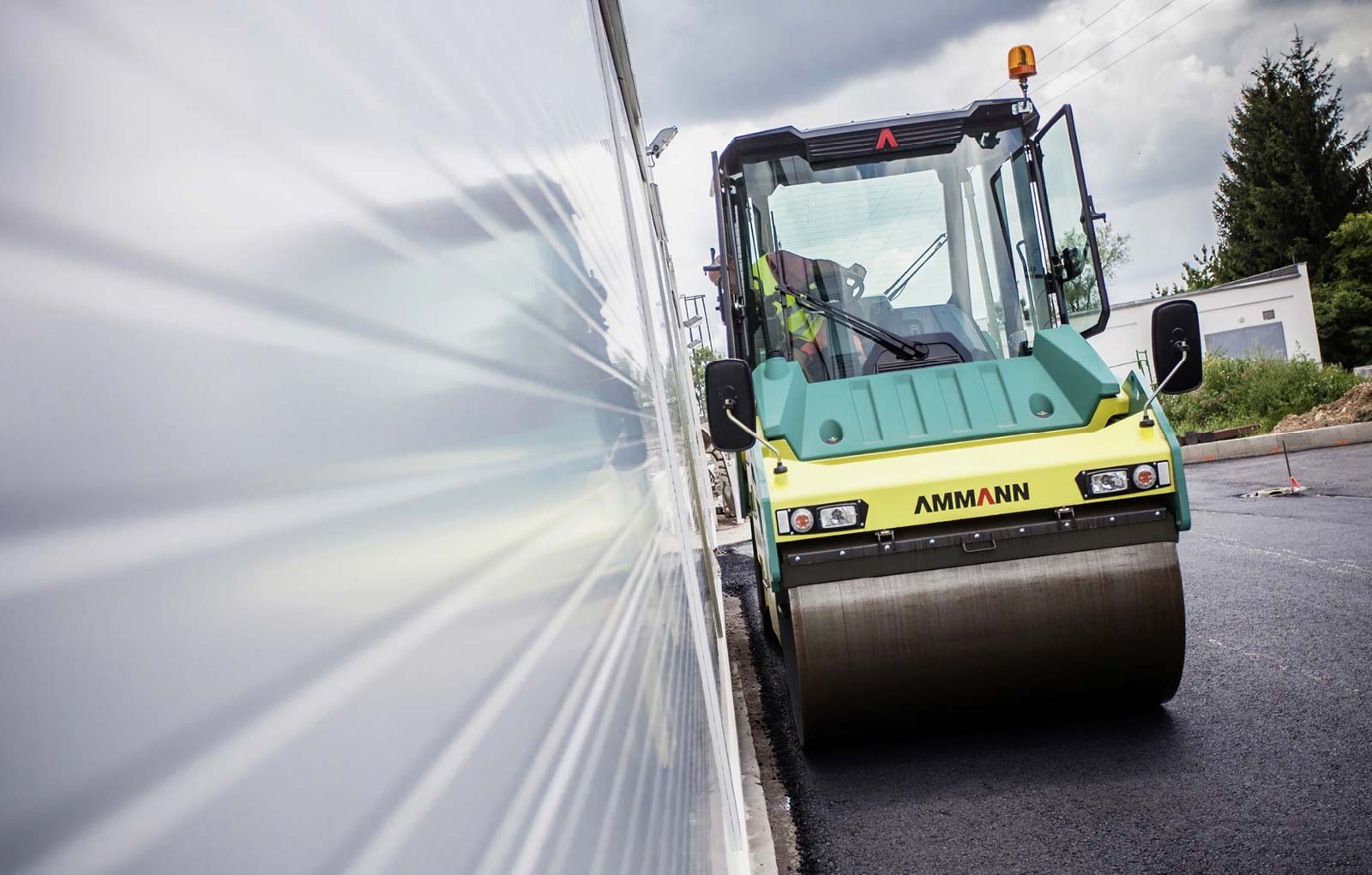 XE LU 2 BÁNH THÉP AMMANN ARX 90