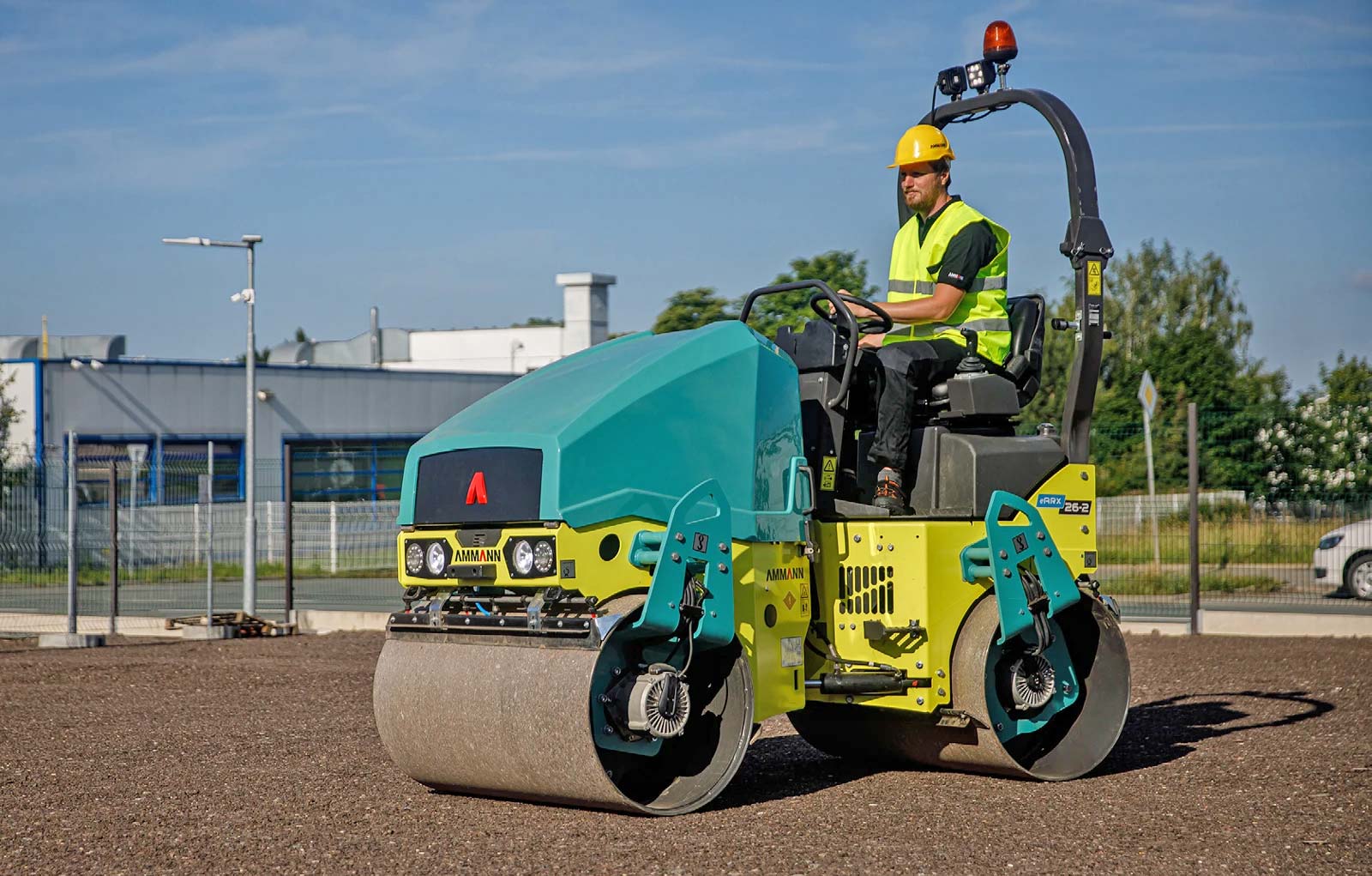Xe lu 2 bánh thép Ammann eARX 26-2 | Thụy Sỹ