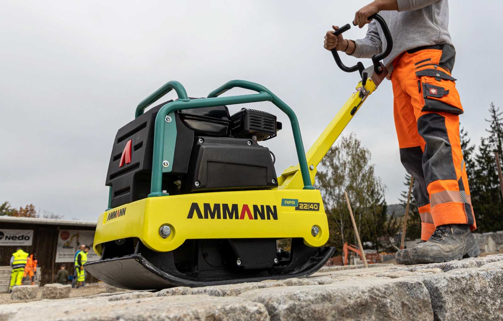 Máy đầm bàn Ammann APR 22/40 Thụy Sỹ
