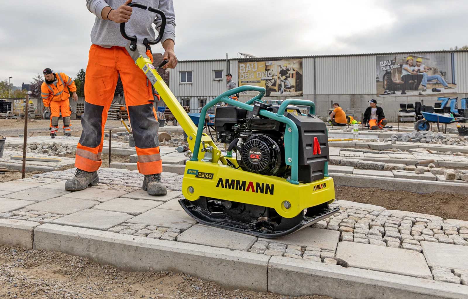 Máy đầm bàn Ammann APR 22/40 Thụy Sỹ