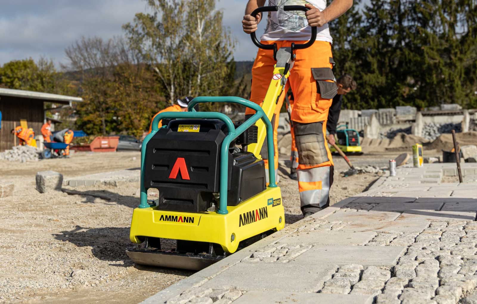 Máy đầm bàn Ammann APR 22/40 Thụy Sỹ