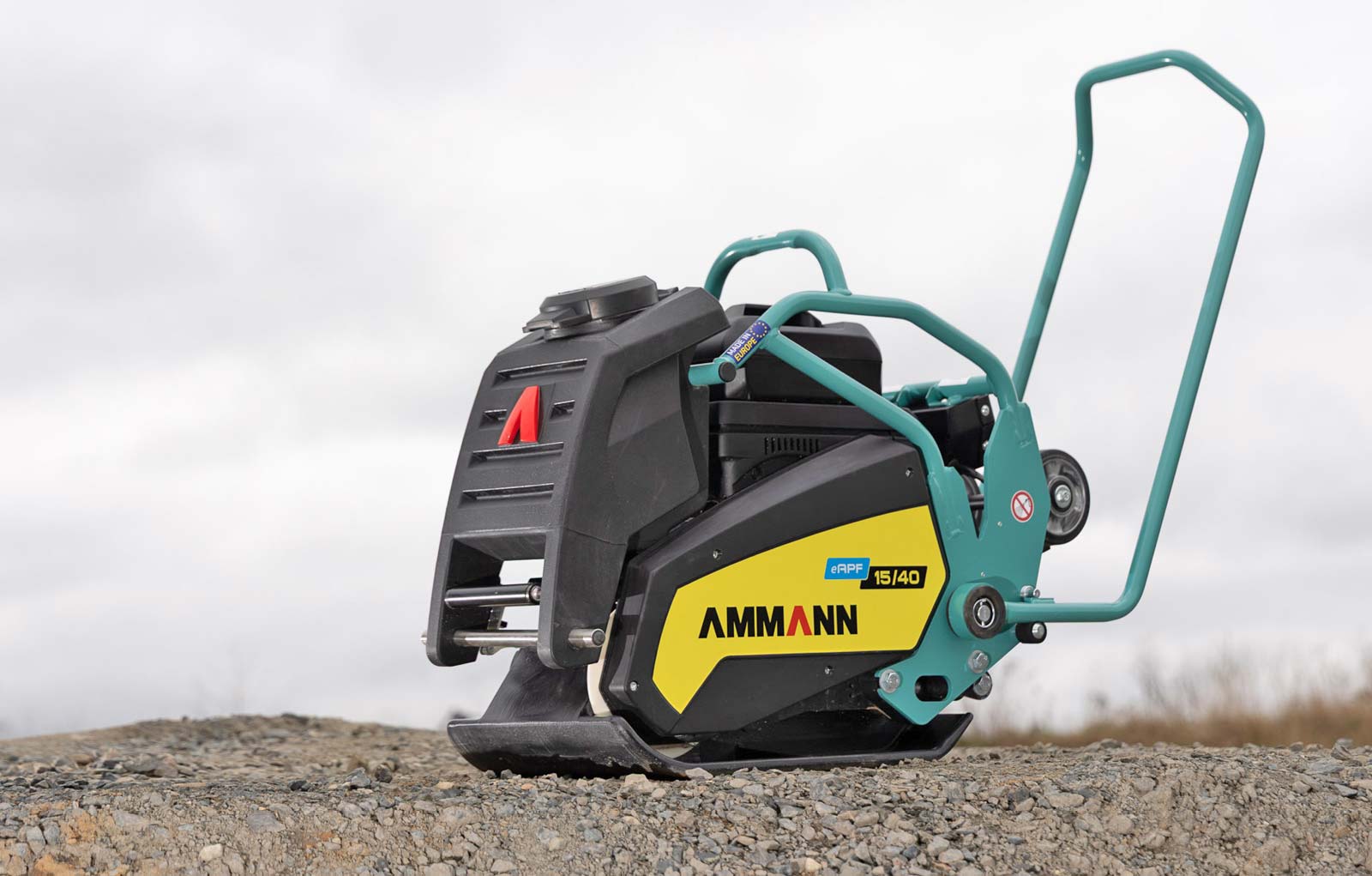 Máy đầm bàn Ammann eAPF 15/40 Honda chạy điện