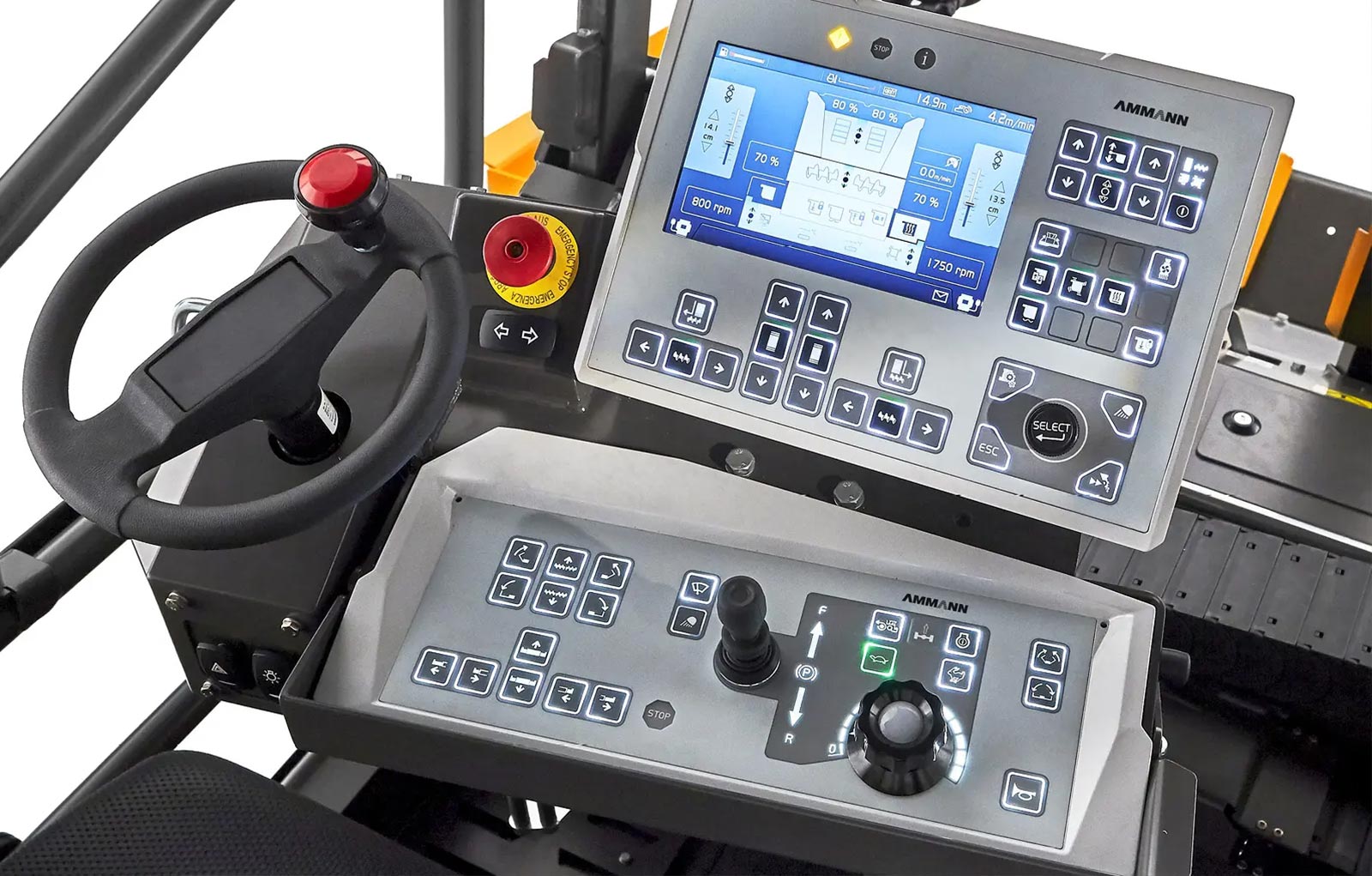 Máy rải nhựa đường bánh lốp Ammann ABG 2870