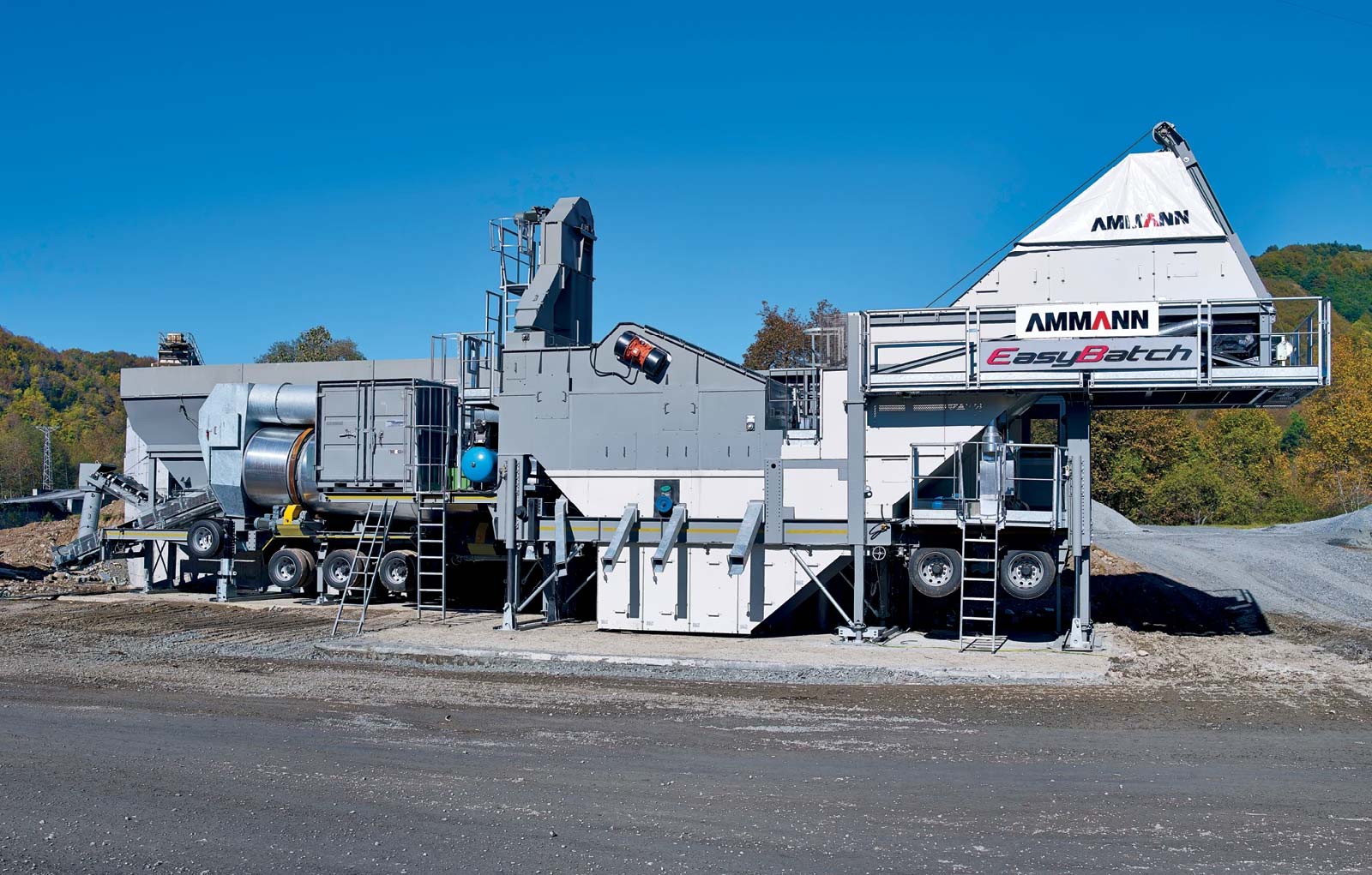 Trạm trộn nhựa đường Ammann ABM 90-140 EasyBatch