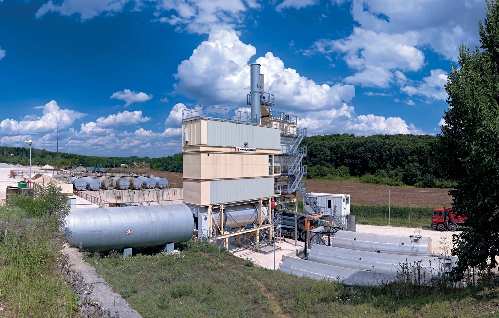 Trạm trộn nhựa đường theo mẻ Ammann ABT SPEEDYBATCH 2.0