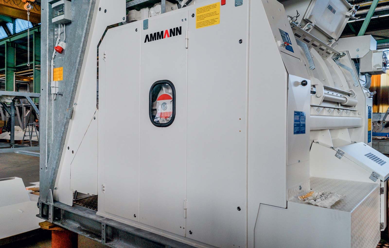 Máy trộn cưỡng bức trục ngang Ammann CEM S ELBA