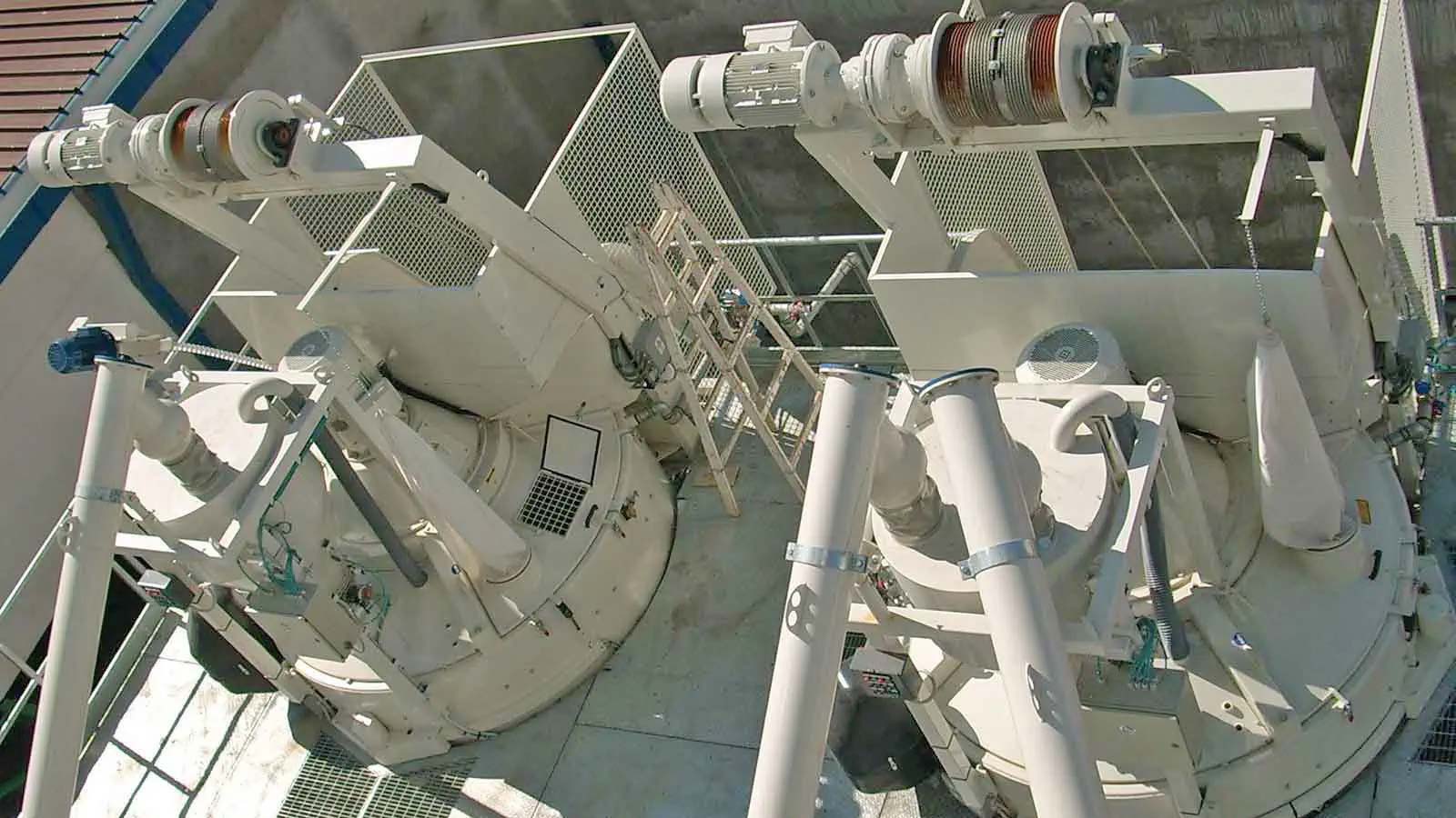 Trạm trộn bê tông kép Ammann 750-4500