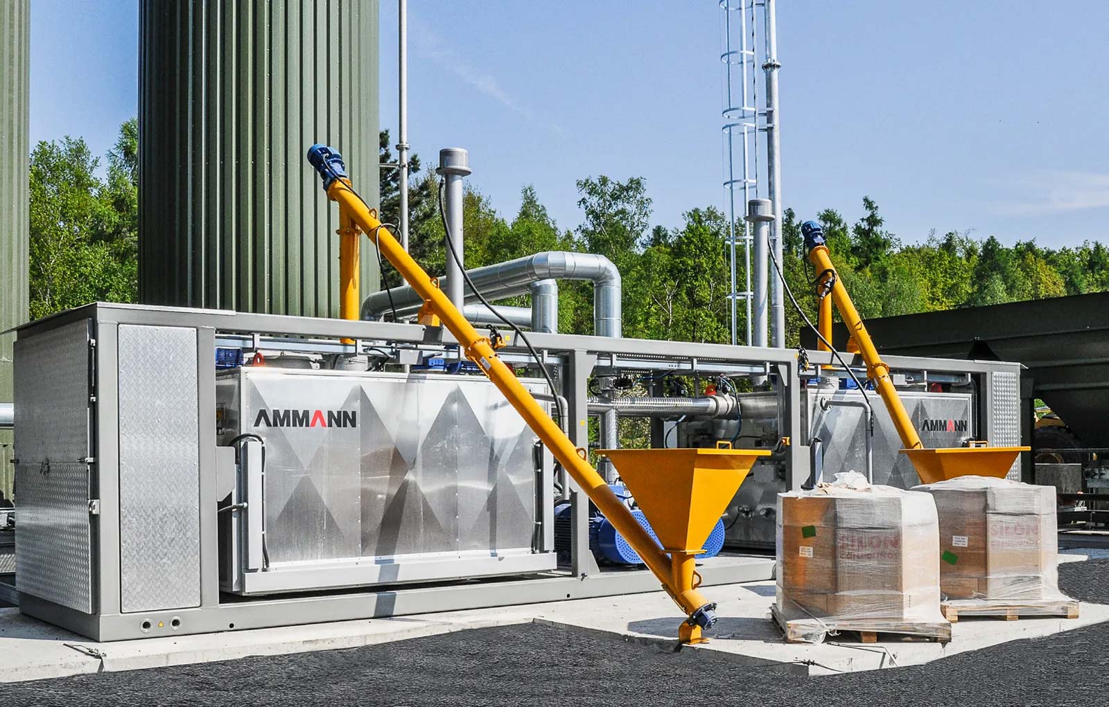 Trạm trộn bitum polymer tự động Ammann ModiTEK