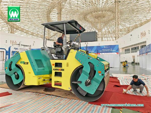 Ammann ARX 91 giúp xử lý nhanh chóng các lớp đất từ ​​mỏng đến dày