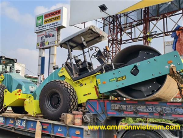 Bàn giao lô 03 xe lu rung Ammann ARS 110.2 cho khách hàng xây dựng