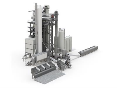 Trạm trộn nhựa đường theo mẻ Ammann ABP HRT